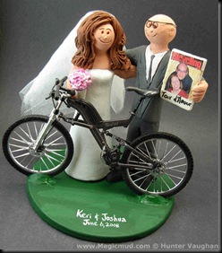 UTF4C Bicycle Cake Topper With Pets - Acrylic Wedding Birthday Cake Decoration - View #11